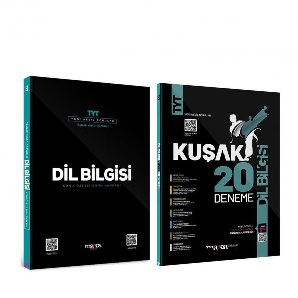 Marka Yayınları TYT Dil Bilgisi Soru Bankası ve Kuşak Deneme Seti 2 Kitap