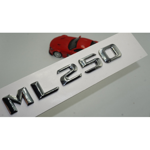 Benz ML 250 Bagaj Krom Metal 3M 3D Yazı Logo