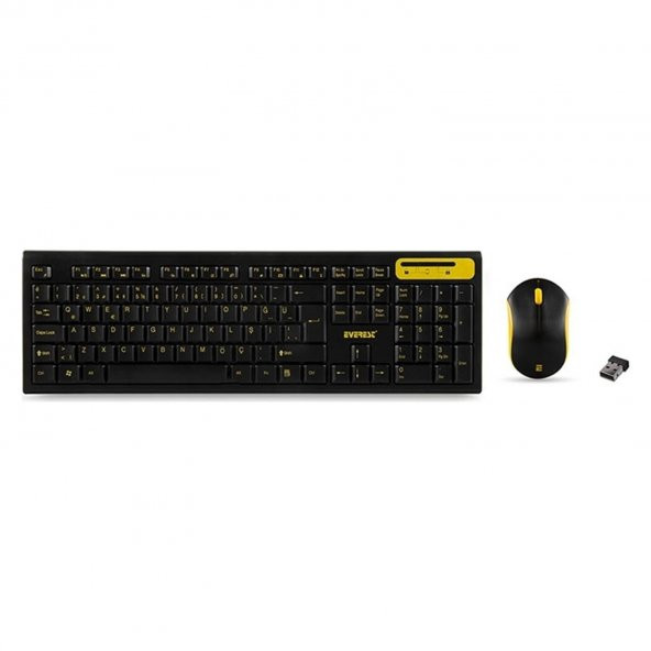 Everest KM-5535 Usb Kablosuz Q Klavye+Mouse Set