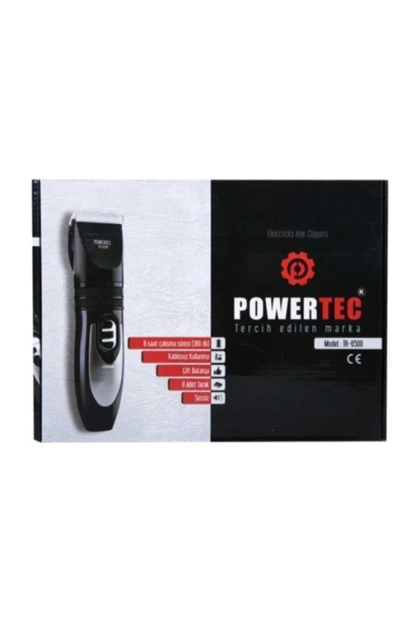 Powertec TR-6500 Şarjlı Tıraş Makinesi