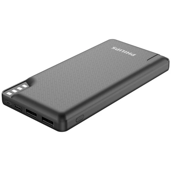 Philips DLP2010NB 10000 mAh 2 USB Çıkışlı Powerbank Siyah