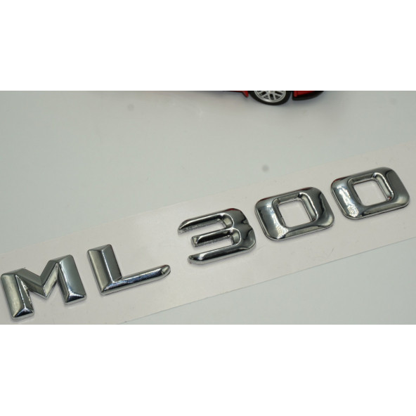 Benz ML 300 Bagaj Krom Metal 3M 3D Yazı Logo - 3