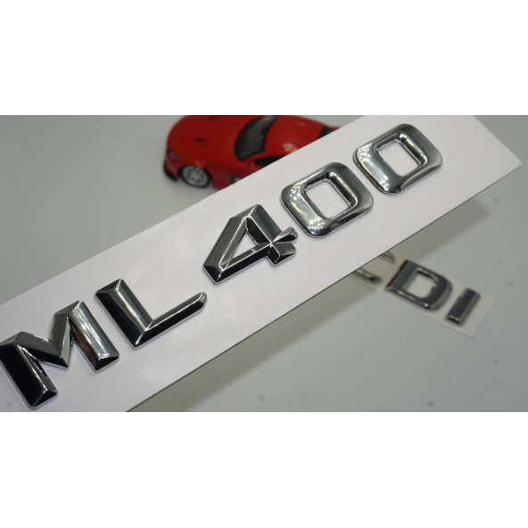 Benz ML 400 CDI Bagaj Krom Metal 3M 3D Yazı Logo