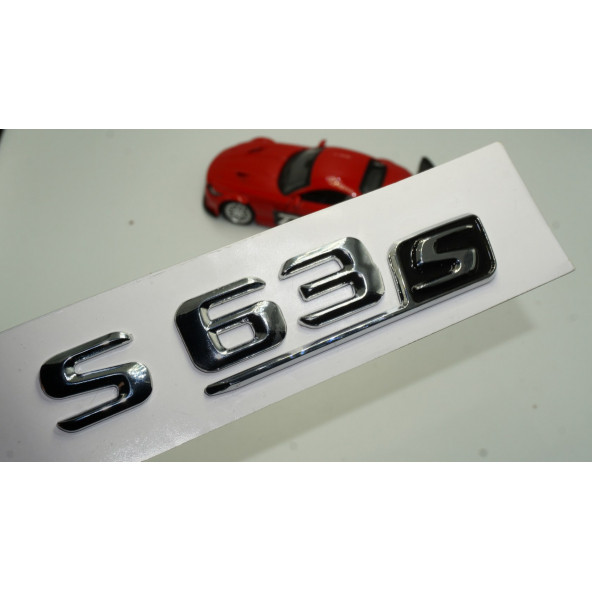 S63S Bagaj Krom Metal 3M 3D Yazı Logo ürün görseli