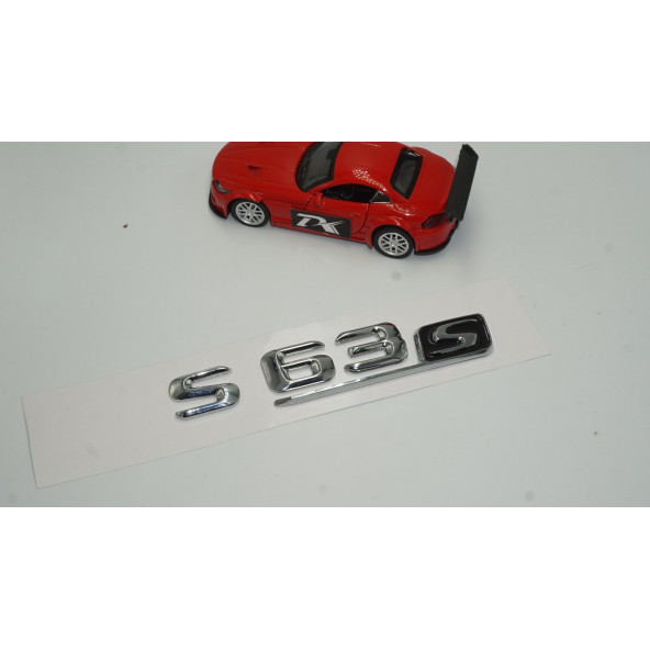 S63S Bagaj Krom Metal 3M 3D Yazı Logo - Resim 2