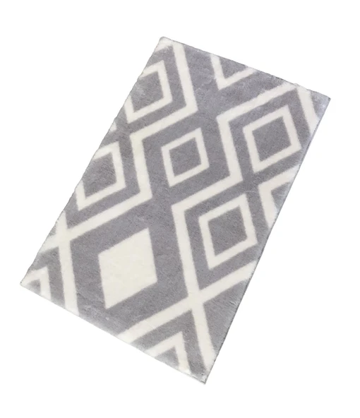 Jassrug Royal Kaymaz Taban Banyo Halısı 50x80 Karo Gri