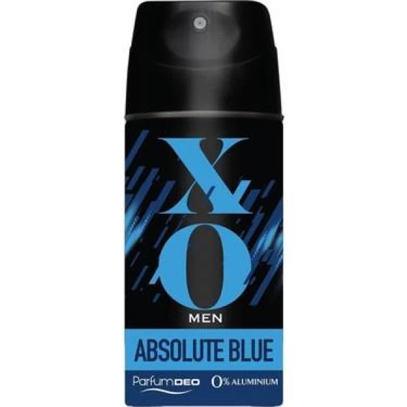 XO DEODORANT BY 150ML ABSOLUTE BLUE