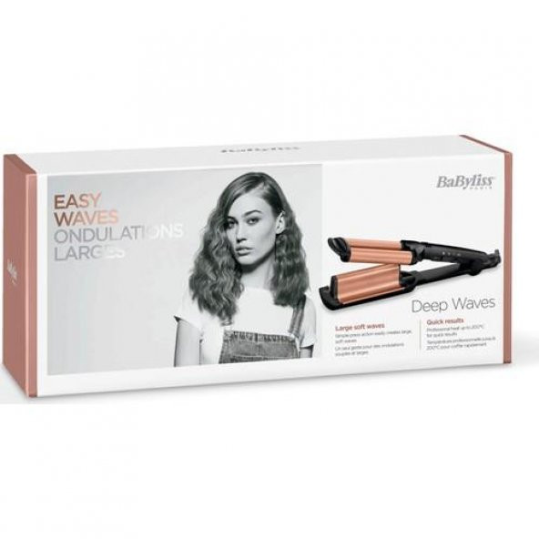 Babyliss W2447E Deep Waver Su Dalgası Maşası Pembe - 2