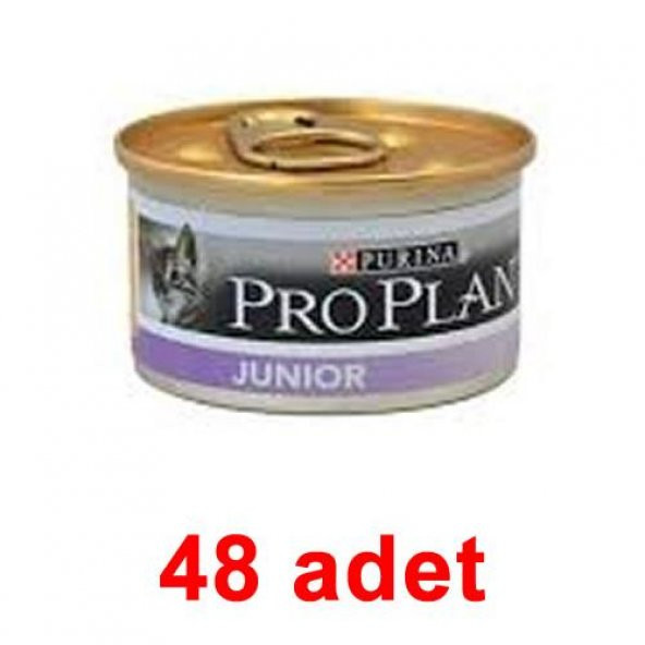 Proplan Junior Tavuklu Yavru Kedi Konservesi 85 Gr 48 Adet