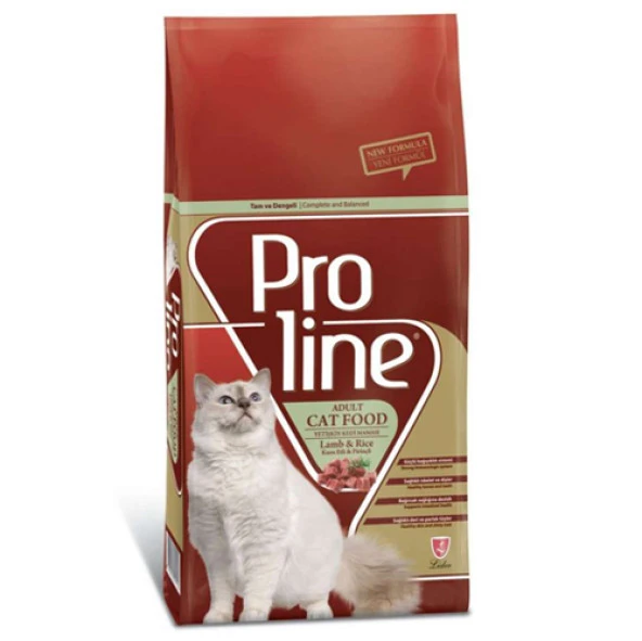 Pro Line Kuzu Etli Yetişkin Kedi Maması 15 Kg