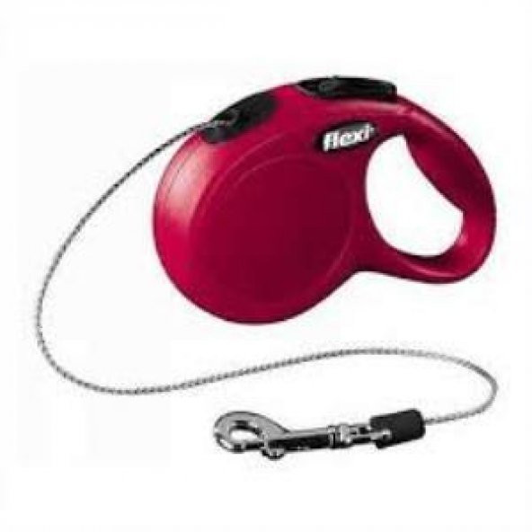 Flexi New Classic İp Kırmızı S Gezdirme Tasması 5 Mt