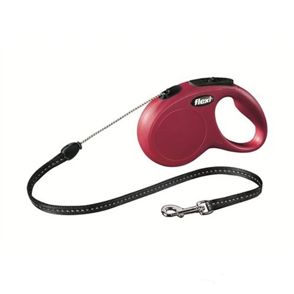 Flexi New Classic İp Kırmızı S Gezdirme Tasması 5 Mt