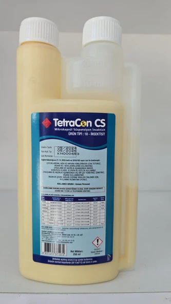 Tetracon CS Mikrokapsül Süspansiyon Haşere İlacı | 250 ml - Resim 3