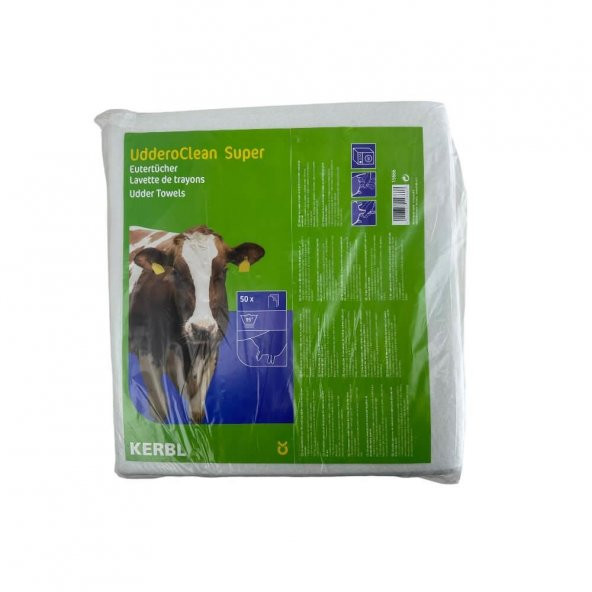 Kerbl Uddero Clean Super Meme Temizleme Bezi 34x37 cm
