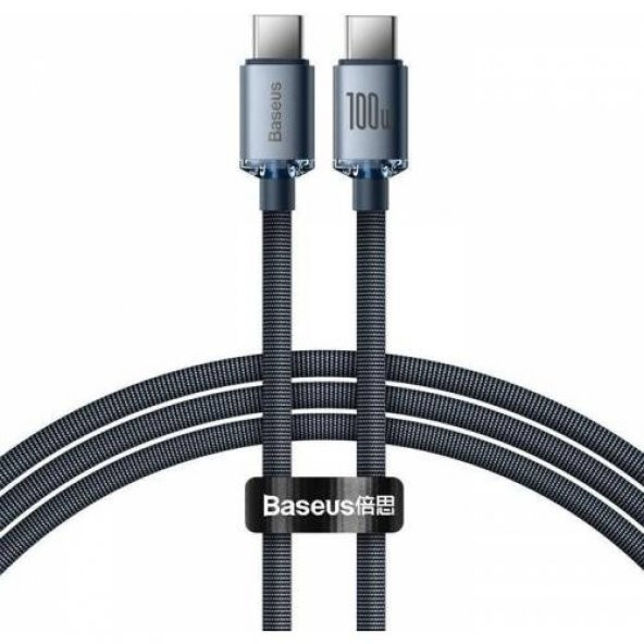 Baseus Super Şarj 2MT Type-C to Type-C Şarj Kablosu 480Mbps Veri Aktarım Kablosu Laptop Macbook Şarj - 2