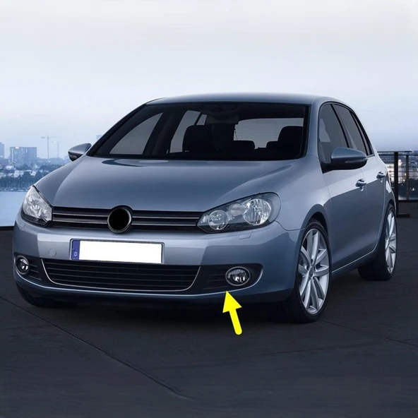 VW Golf 6 2009-2012 Sol Sis Farı Çerçevesi Kromlu 5K0853665