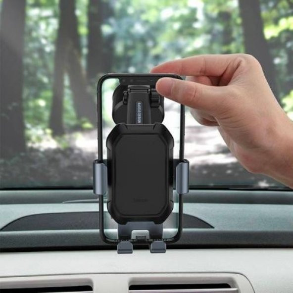 Baseus 360 Dönebilen Vantuzlu Torpido Üstü Ve Cama Yapışan Araç İçi Telefon Tutucu Araç Tutucu - 5
