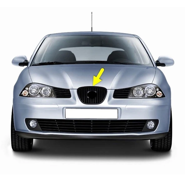 Seat İbiza 2003-2009 Ön Panjur Izgara Siyah Tip 6L0853651D ürün görseli