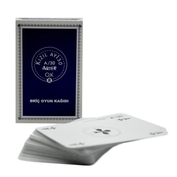 Kızıl Ay/30 Artex A/30 Briç Oyun Kağıdı İskambil Kağıdı
