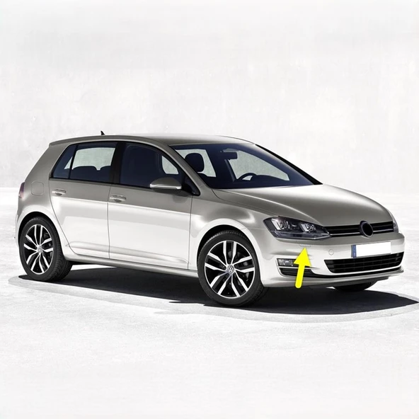 VW Golf 7 2013-2017 Sağ Ön Far Yıkama Jeti Motoru 5G0955966 - 1
