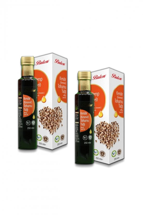 Balen Kendir (Kenevir) Tohumu Yağı 2 x 250 ML