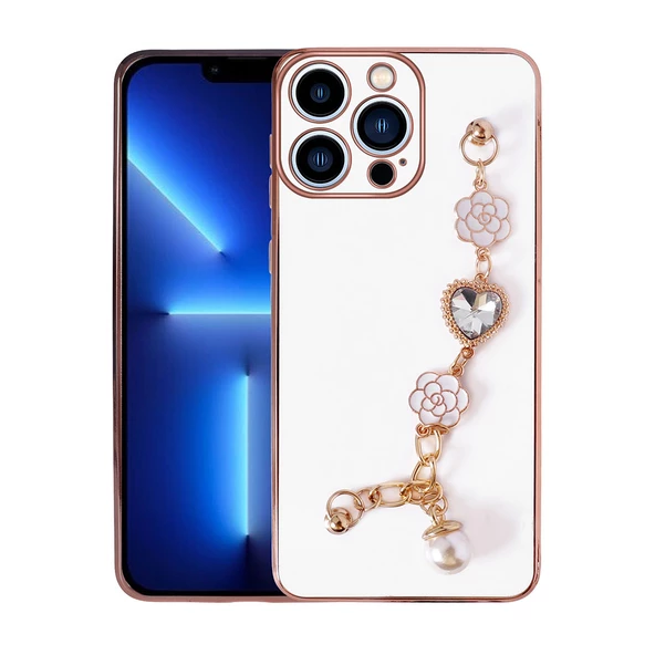 iPhone 14 Pro Kılıf El Tutamaçlı Kamera Korumalı Taka Silikon - 9