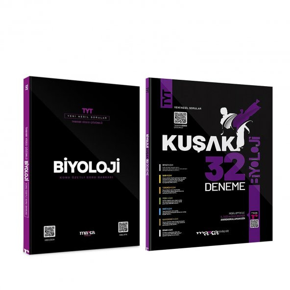 Marka Yayınları TYT Biyoloji Soru ve Kuşak Deneme Seti 2 Kitap
