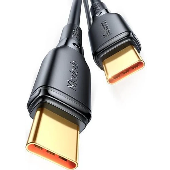 Mcdodo CA-3311 TypeC Typec 240W Hızlı Data Şarj Kablo 2mt Siyah - Resim 2