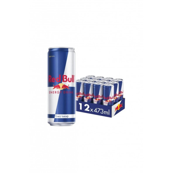 Red Bull 473 ml 12'li Paket Enerji İçeceği
