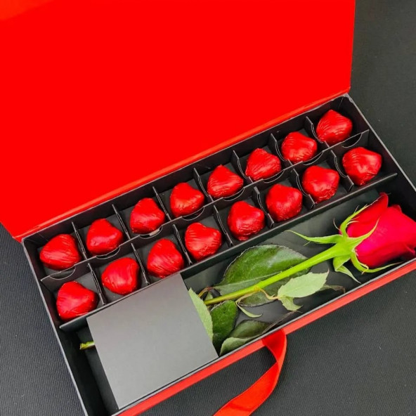 Sevgililer Günü Kalpli Çikolata (GÜLSÜZ) - 2