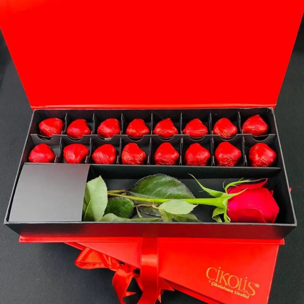 Sevgililer Günü Kalpli Çikolata (GÜLSÜZ) - 3