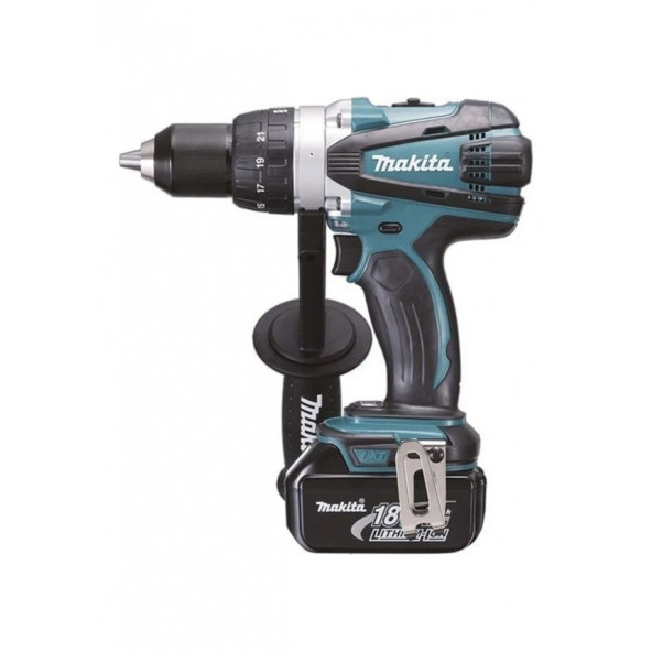 Makita DHP458RMJ 18V 4 Ah Li-ion Çift Akülü Darbeli Matkap Vidalama