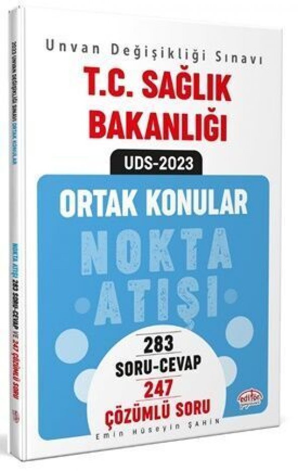 Editör Yayınları T.C. Sağlık Bakanlığı Unvan Değişikliği Sınavı Ortak Konular Nokta Atışı Soru Cevap Soru Bankası - Resim 2