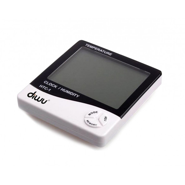 Diwu Htc-1 Saatli Termometre-Hygrometre. (Nem Ve Sıcaklık Ölçer) - 2