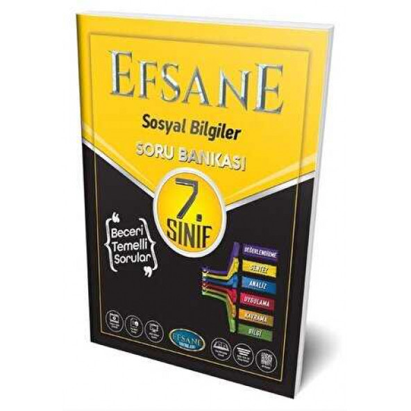 EFSANE YAYINLARI 7.SINIF SOSYAL BİLGİLER SORU BANKASI
