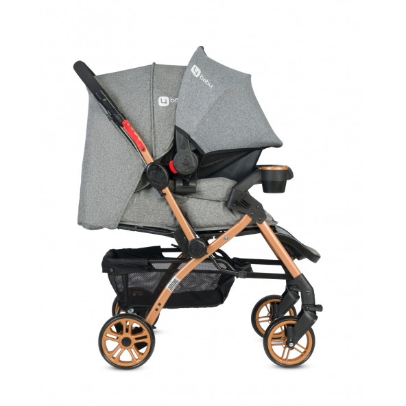 4 Baby AB440 Active Travel Sistem Bebek Arabası Gold/Gri - 2