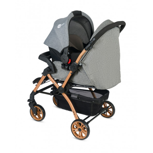 4 Baby AB440 Active Travel Sistem Bebek Arabası Gold/Gri - 3
