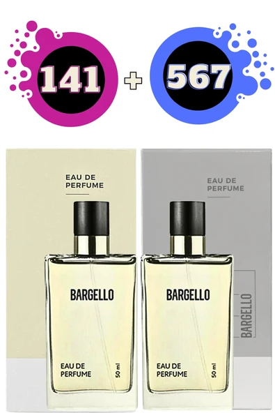 141 Edp Floral 50 ml Kadın Parfüm + 567 Edp Fresh 50 ml Erkek Parfüm Seti