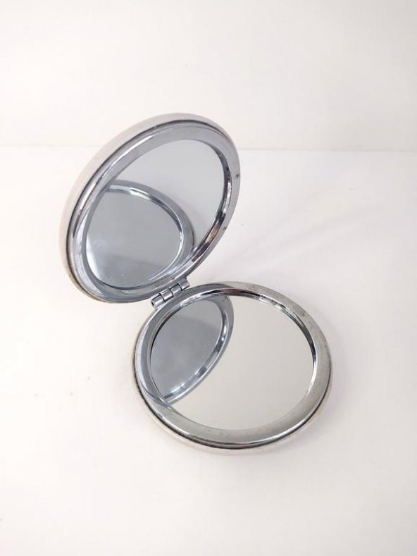 Ayna Taşınabilir Cep Çanta Aksesuar Makyaj Büyüteç Kötü Göz - 2