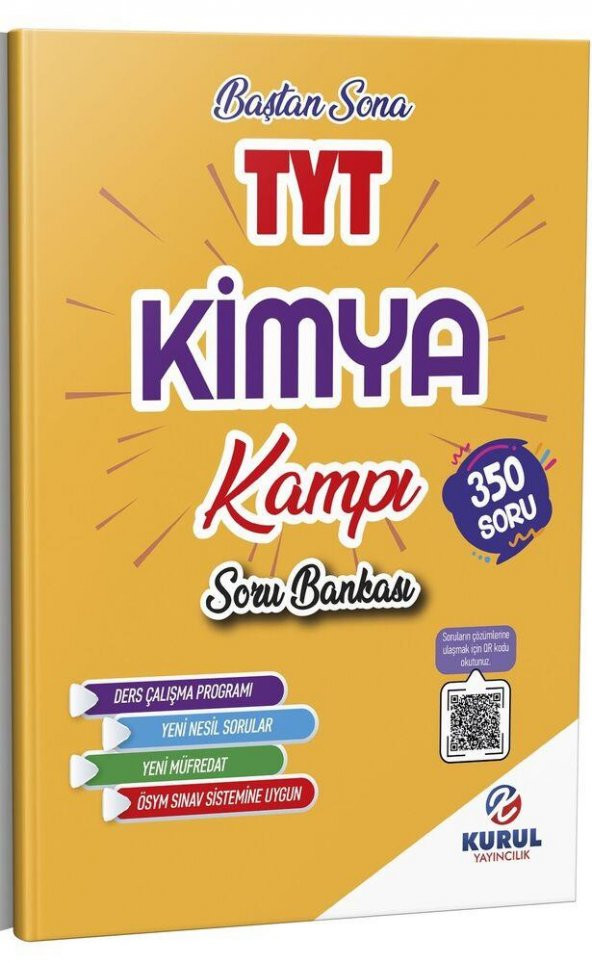 TYT Kampı 350 Soruda Kimya Soru Bankası Kurul Yayıncılık