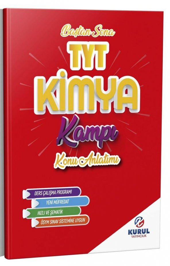 TYT Kimya Kampı Konu Anlatımlı Kurul Yayıncılık
