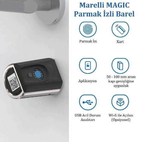 Kale 252/RAV otomatik kilitlemeli monoblok çelik kapı kilidi Marelli magic parmak izli barelli - 8