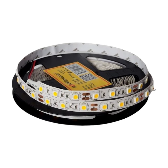 POWERMASTER LED ŞERİT 3 ÇİPLİ MAVİ İÇ MEKAN SİLİKONSUZ 60 LED 5 METRE (4040)