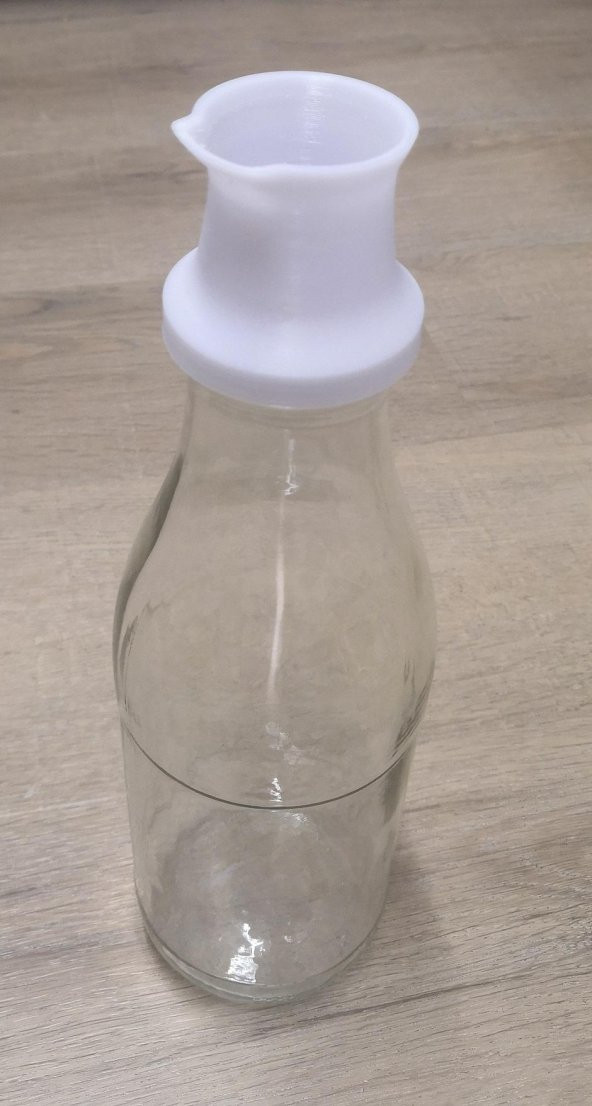 Dahili Elek İle Süt Şişesi Karafe Plastik Aparat
