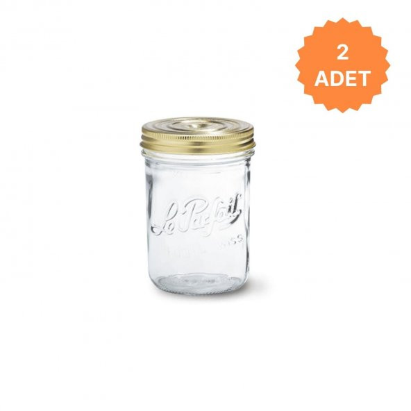 Le Parfait Familia Wiss Cam Kavanoz Sızdırmaz Kapaklı 750ml - 2 adet