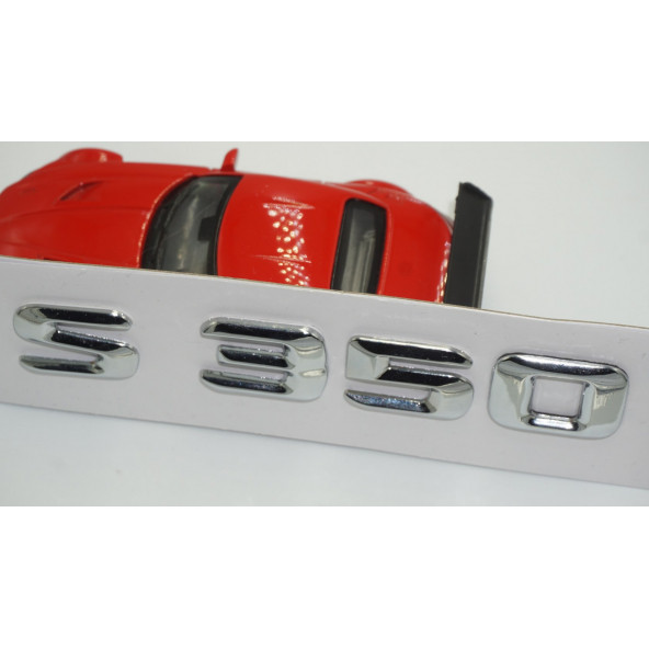 Benz S350 Bagaj Krom Metal 3M 3D Yazı Logo - 4
