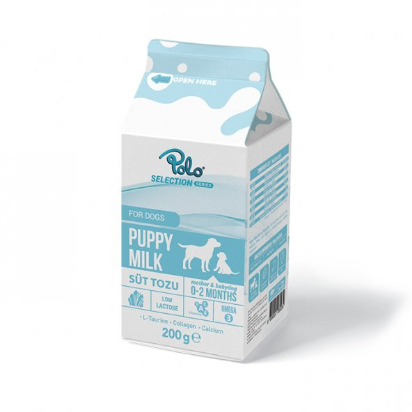 Polo Puppy Milk Yavru Köpekler İçin Süt Tozu 200 Gr