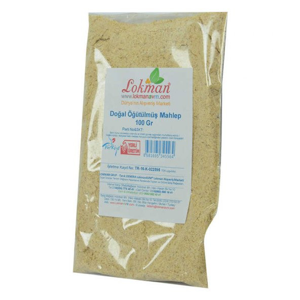 Saf Doğal Öğütülmüş Mahlep 100 Gr Paket - 8