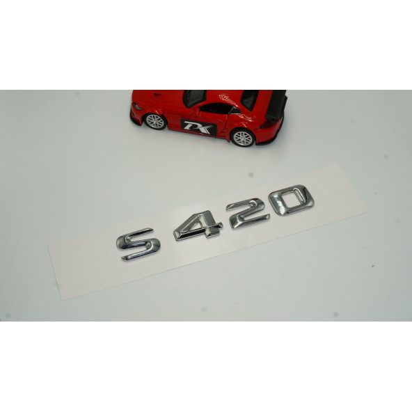 Benz S420 Bagaj Krom Metal 3M 3D Yazı Logo - 2