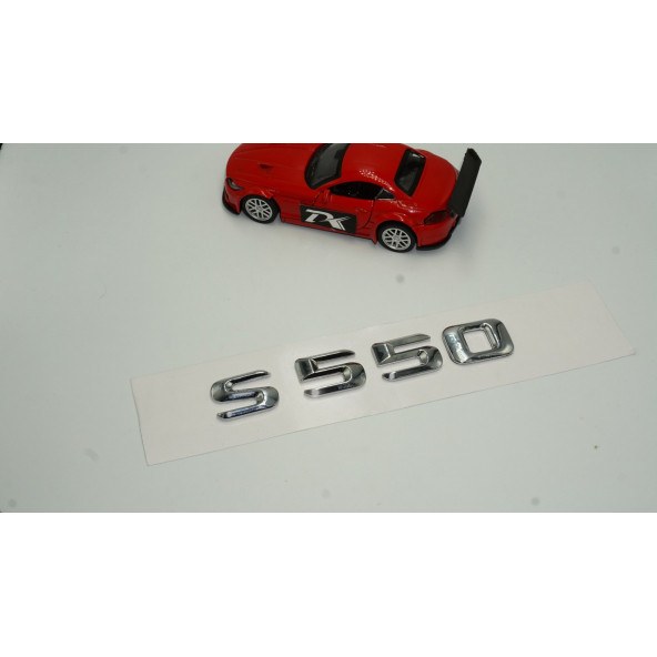 Benz S550 Bagaj Krom Metal 3M 3D Yazı Logo - 2